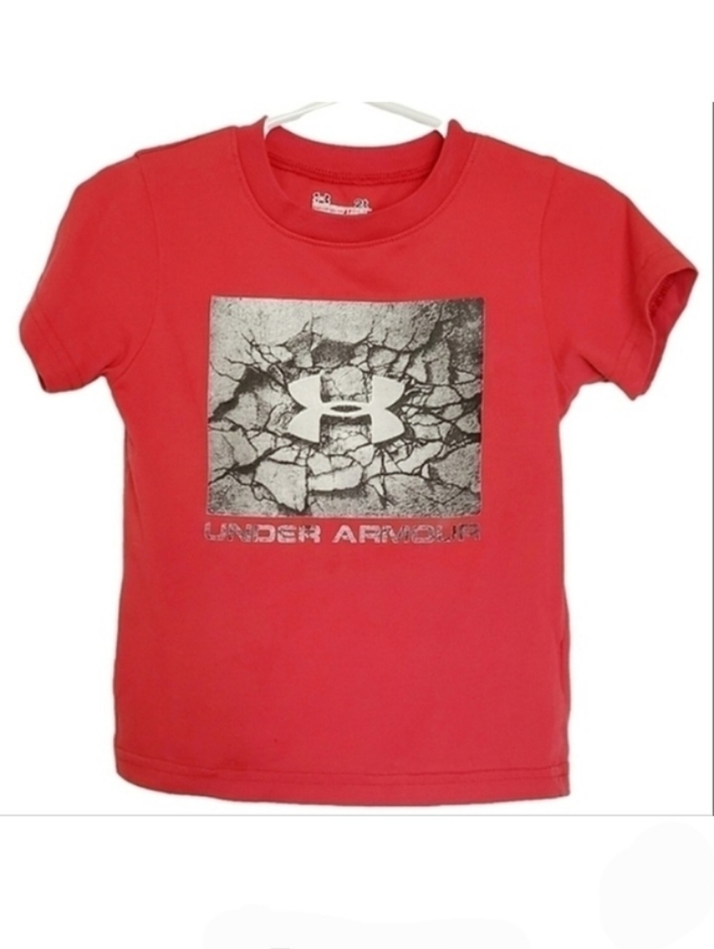 K1305 * Under Armour Graphic Boys Tee Red Size 2T